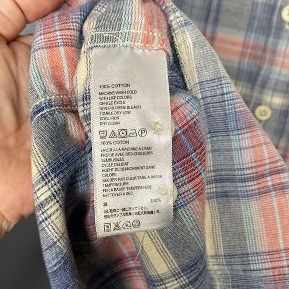 Tommy Bahama Pastel Pink Blue Soft Button Up Collared Shirt Size XXL - Picture 11 of 12